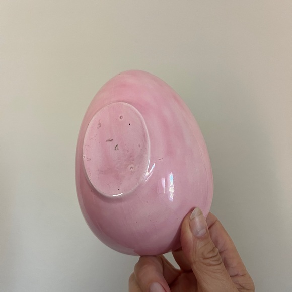 Chinese Cherry Blossom Hand Painted Porcelain Egg - Picture 6 of 10